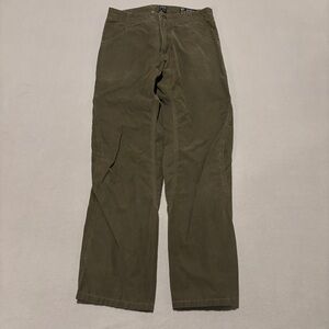 Kuhl Outrage Pants 33x34 34x32 Olive High Rise Straight Leg Outdoor Hiking Fall